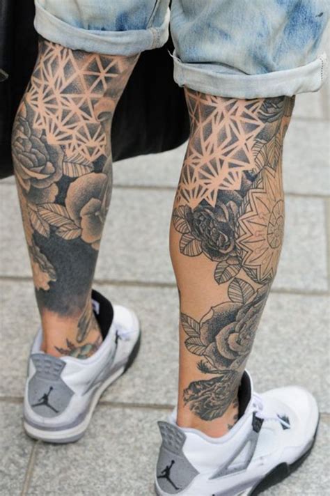 männer tattoo wade|tattoos auf wade und bein.